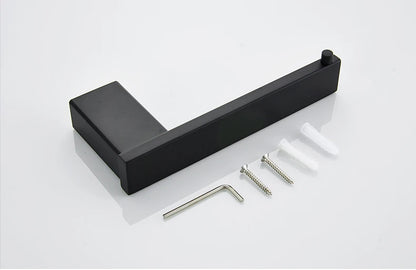 Matte Black Hook Towel Rack 304 Stainless Steel