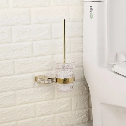 Czech Crystal Bathroom Hardware Robe Hook Towel Rail
