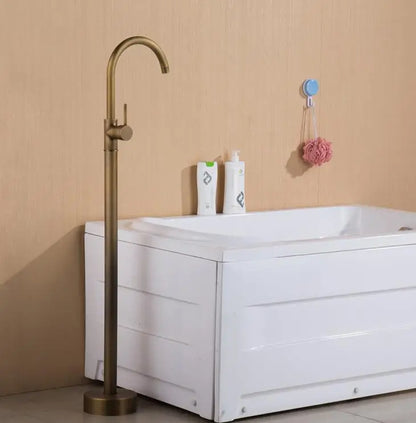 Bathtub Faucets Antique/ Black Floor Mounted Standing Bathtub