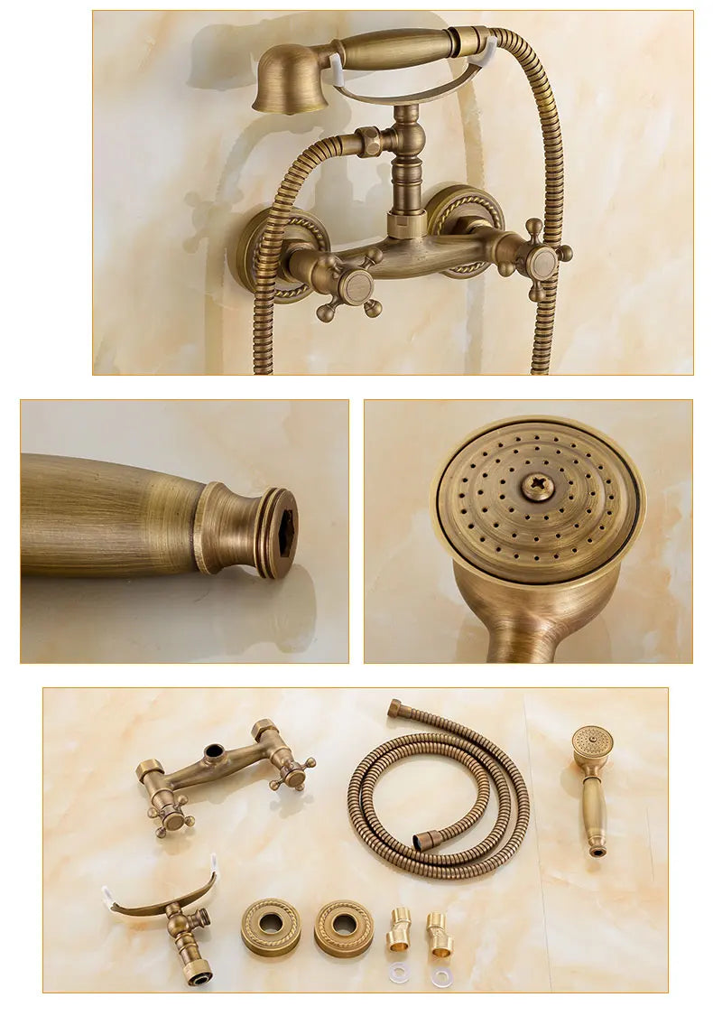 Zgrk Bathtub Faucets Brass Bathroom Faucet Mixer Tap