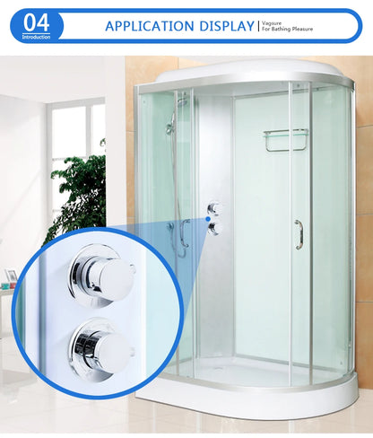2/3/4/5 Way Output Brass Shower Valve Mixer Thermostatic