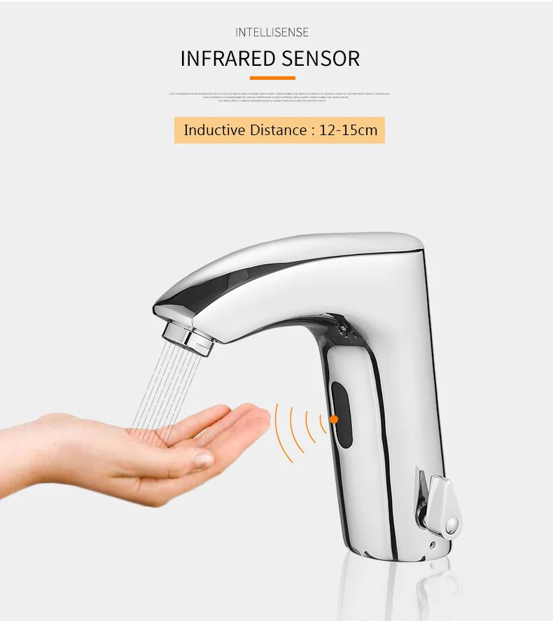 Bathroom Faucet Electric Automatic Sensor Faucet Touchless Sink