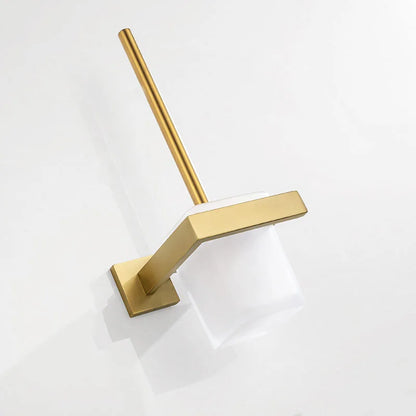 Gold Brushed Bathroom Hardware Towel Bar Rail Toilet