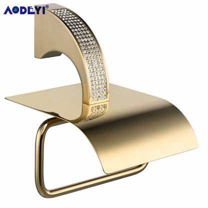 Aodeyi Bathroom Paper Holder Towel Ring Bar Robe