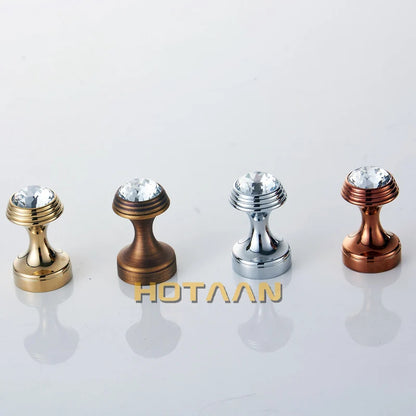 Crystal Hook Chrome Color Wall Clothes Rack Cloth