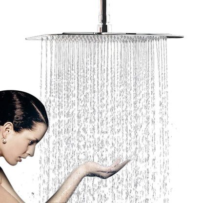 16 Inch Large Square Rain Shower Head Stainless