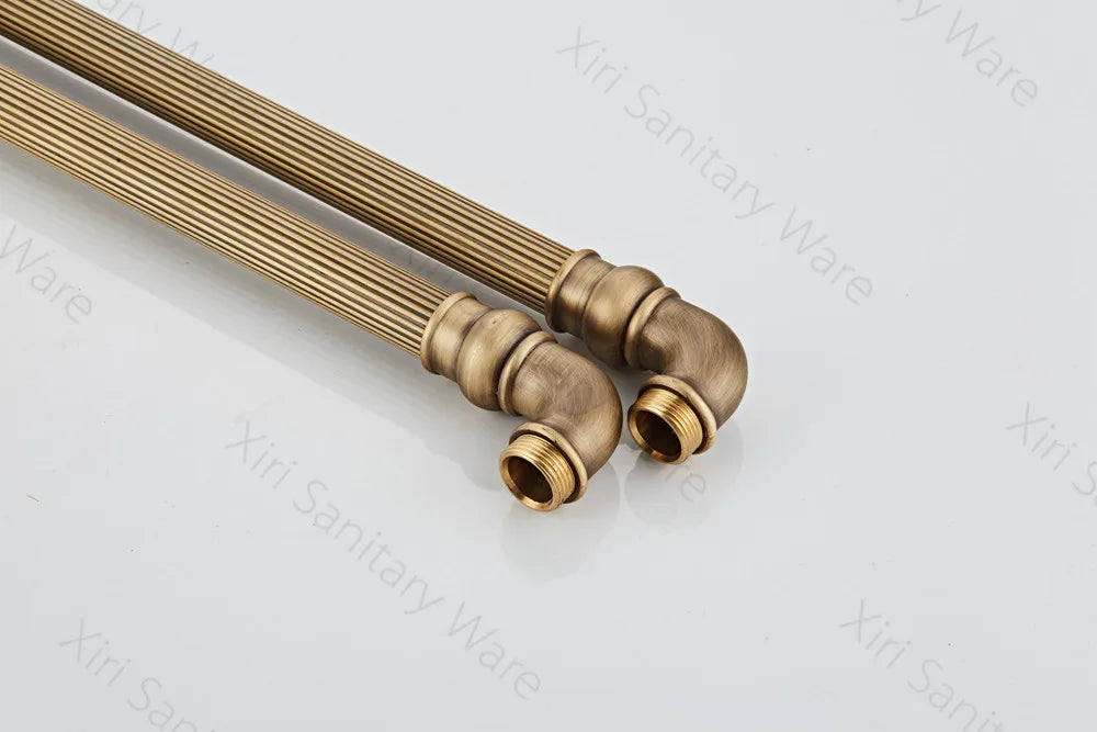 Luxury Antique Brass Bathroom Floor Mounted Standing Bathtub