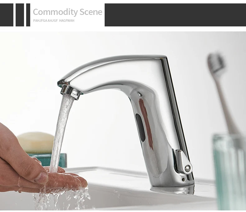 Bathroom Faucet Electric Automatic Sensor Faucet Touchless Sink