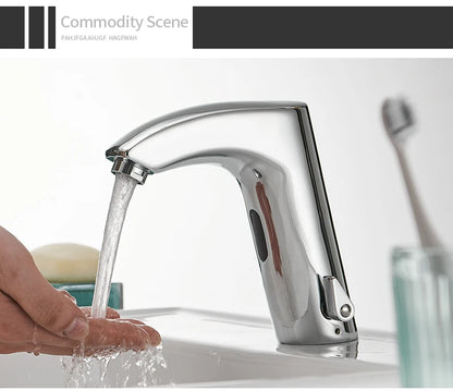 Bathroom Faucet Electric Automatic Sensor Faucet Touchless Sink