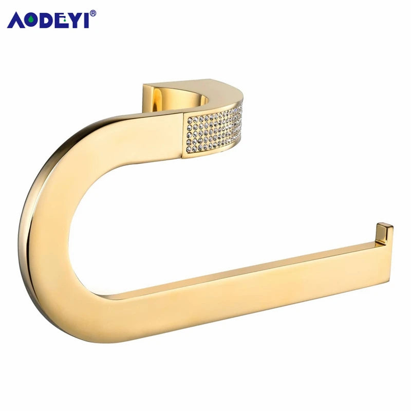 Aodeyi Bathroom Paper Holder Towel Ring Bar Robe