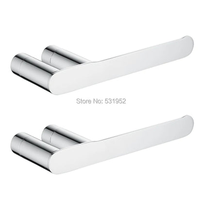 Oval Bathroom Wall Mounted Towel Rack Paper Holder