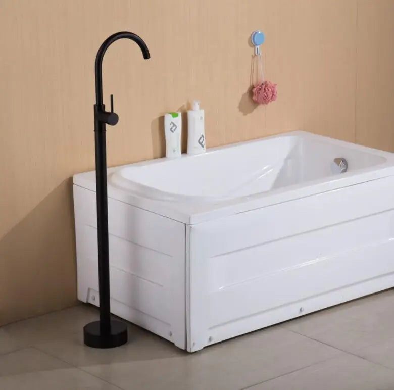 Bathtub Faucets Antique/ Black Floor Mounted Standing Bathtub