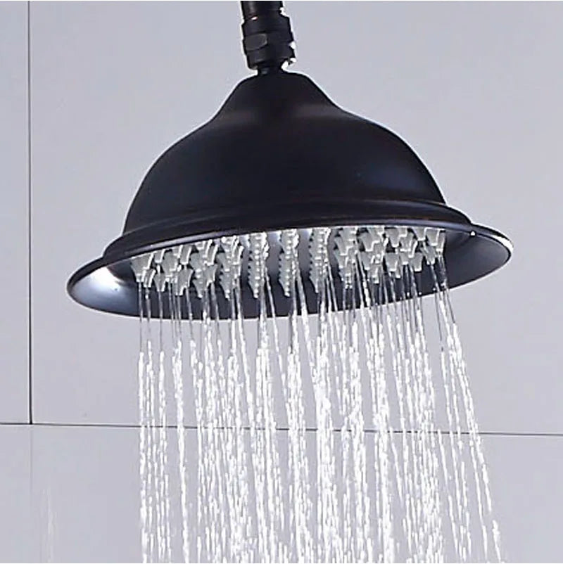 Luxury Shower Faucet Dual Handle Rainfall Bathroom Shower