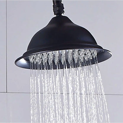 Luxury Shower Faucet Dual Handle Rainfall Bathroom Shower