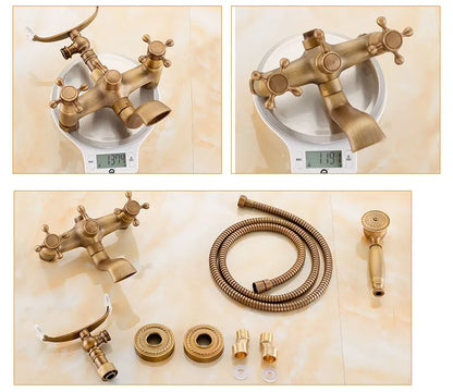 Zgrk Bathtub Faucets Brass Bathroom Faucet Mixer Tap