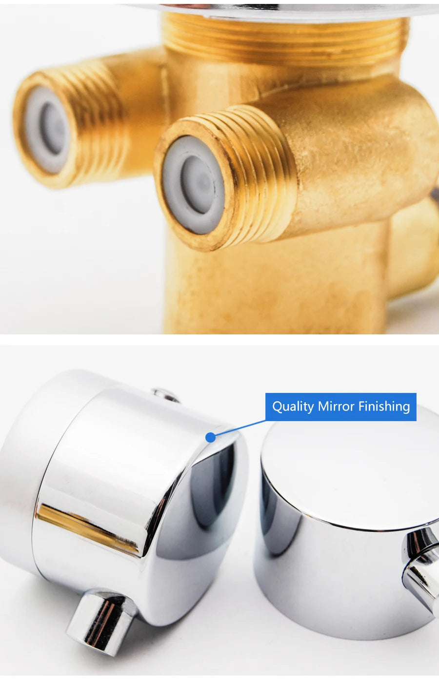 Vagsure 2/3/4/5ways Outlet Brass Mixing Valve Diverter