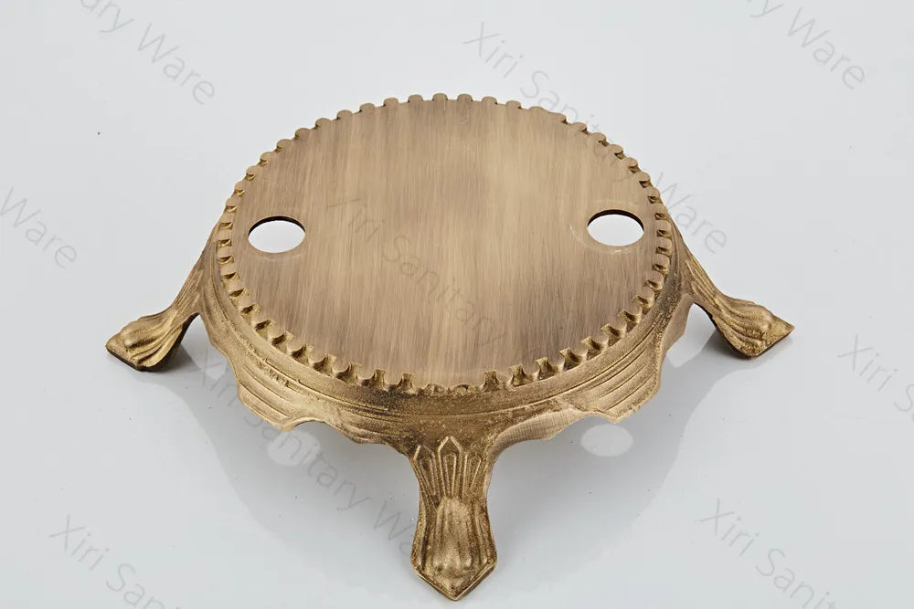 Luxury Antique Brass Bathroom Floor Mounted Standing Bathtub