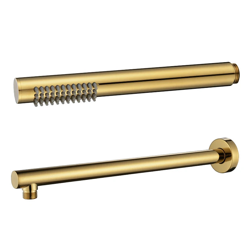 Smesiteli Titanium Gold Solid Brass Shower Intelligent