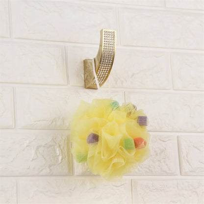 Czech Crystal Bathroom Hardware Robe Hook Towel Rail