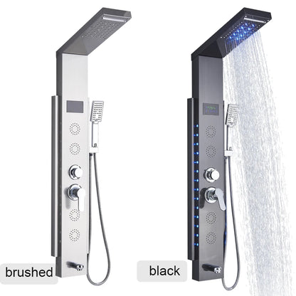 Myqualife Top Design Led Shower Panel Function Bathroom
