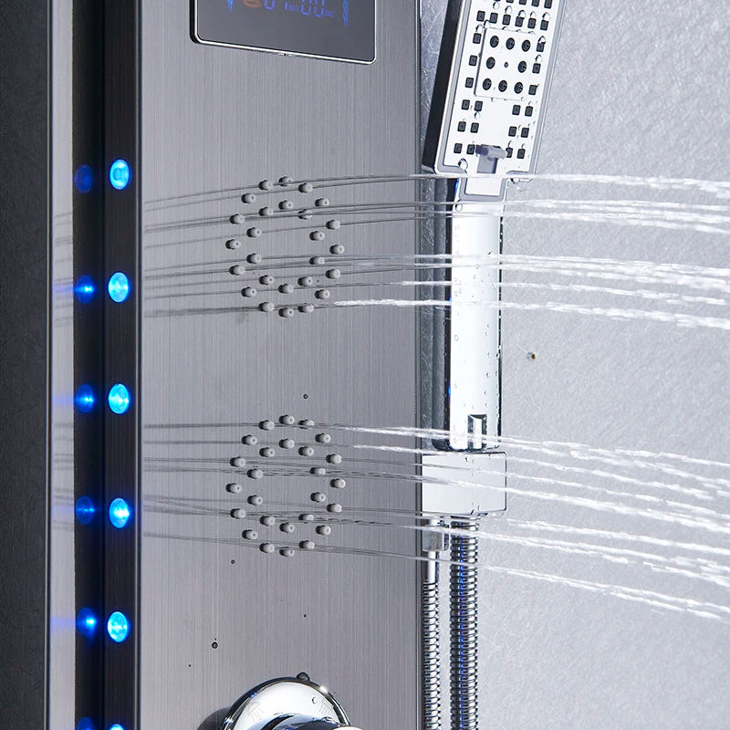 Myqualife Top Design Led Shower Panel Function Bathroom