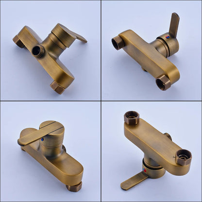 Rainfall Bathroom Shower Brass Antique Shower Mixers Handshower