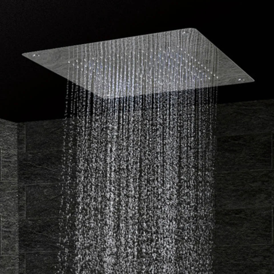 Relextime Luxury Ceiling Rain Shower Head Modern Hidden