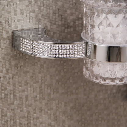 Czech Crystal Bathroom Hardware Robe Hook Towel Rail