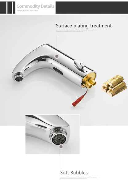Bathroom Faucet Electric Automatic Sensor Faucet Touchless Sink