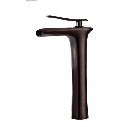 Basin Faucets Modern White Bathroom Faucet Waterfall Faucets