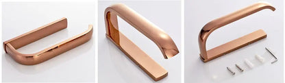 Copper Brass Brushed Toilet Paper Holder Chrome Black