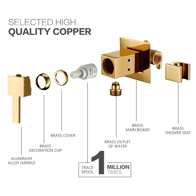 Smesiteli Toilet Brass Bidet Spray Shower Bidet Copper