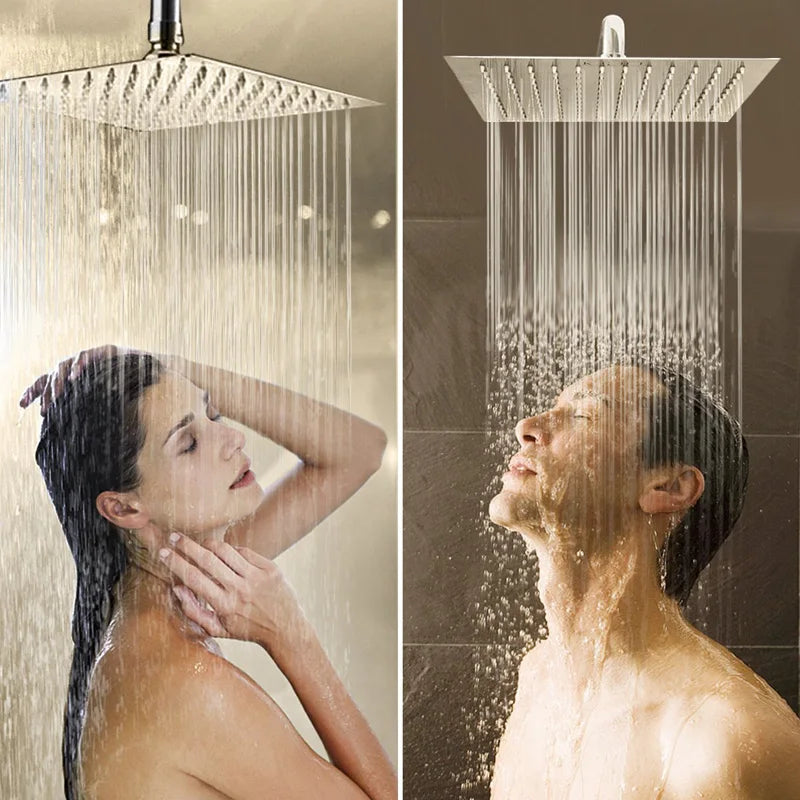Stainless Steel Ultrathin Shower Head 16 Rainfall Shower