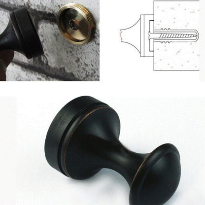 Modern Black Wall Mounted Bath Hardware Luxury Brass