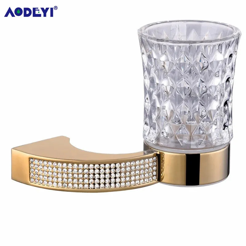 Czech Crystal Bathroom Hardware Robe Hook Towel Rail