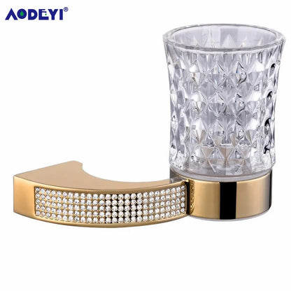 Czech Crystal Bathroom Hardware Robe Hook Towel Rail