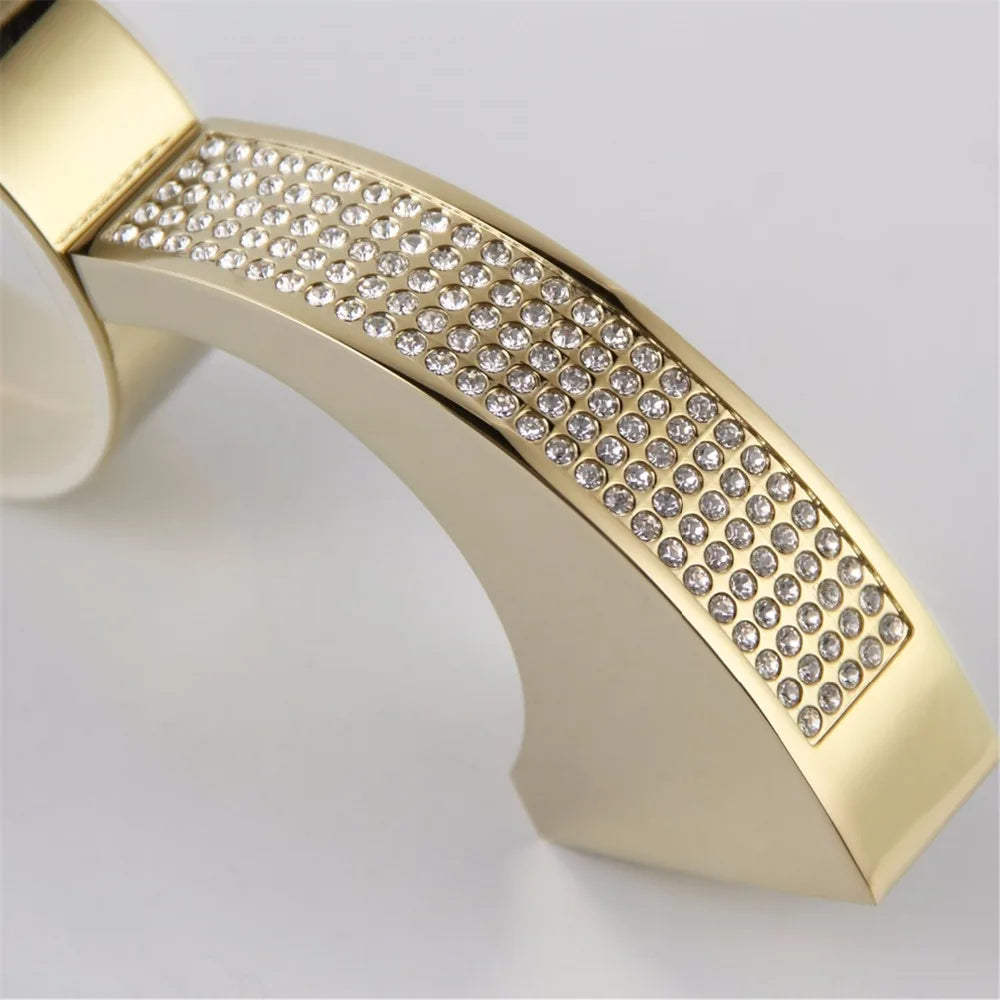 Czech Crystal Bathroom Hardware Robe Hook Towel Rail
