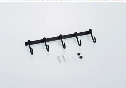 Modern Black Wall Mounted Bath Hardware Luxury Brass