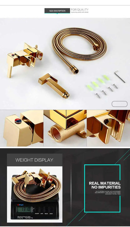 Smesiteli Toilet Brass Bidet Spray Shower Bidet Copper