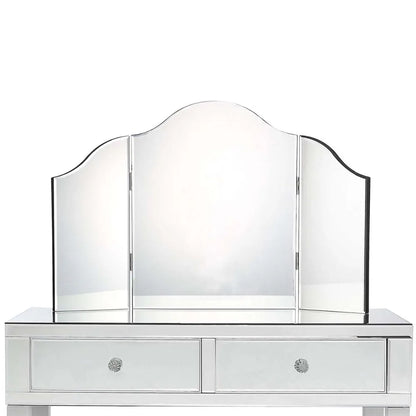 Modern Bevelled Edge Glass Makeup Mirror Fashion Tabletop