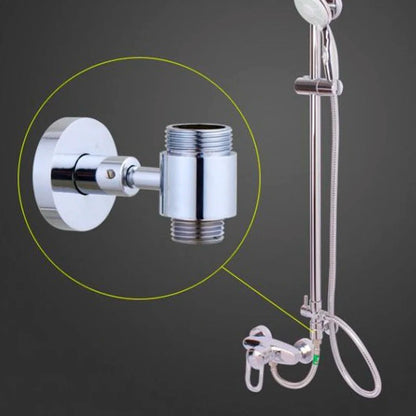 1/2 Brass Valve Bathroom Shower Faucet Water Splitter