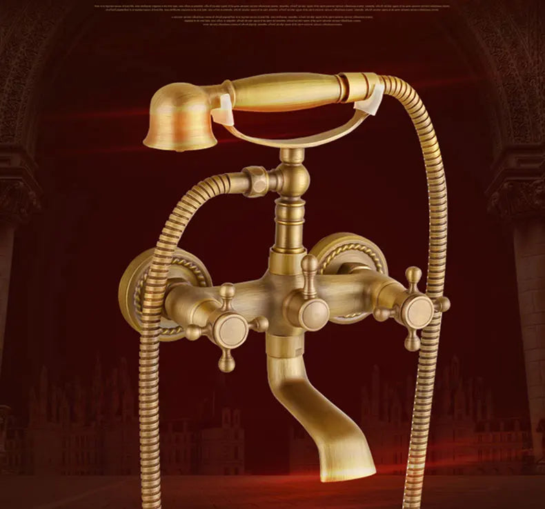 Zgrk Bathtub Faucets Brass Bathroom Faucet Mixer Tap