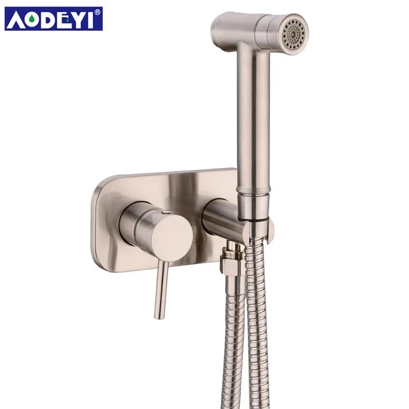 Brass Toilet Bidet Spray Handheld Cleaning Diaper Cold