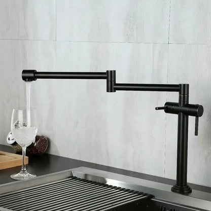 Faucet Solid Brass Crane Deck Mounted Sink Mixer