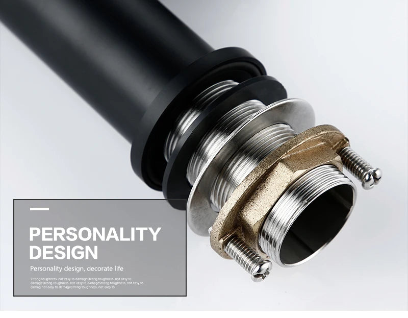 Smesiteli Faucets Round Matte Black Brass Handle Hole