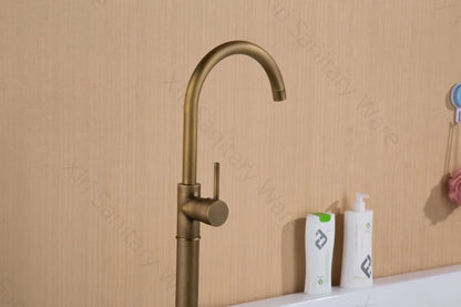 Bathtub Faucets Antique/ Black Floor Mounted Standing Bathtub