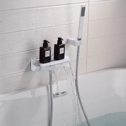 Tuqiu Rose Gold Bathtub Shower Faucet Brass Bathtub