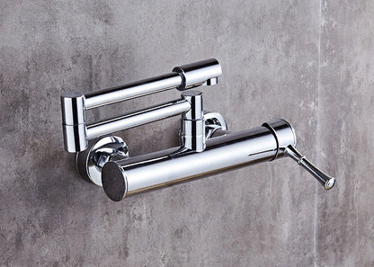 Samoel Brass Black Wall Mounted Dual Hole Foldable