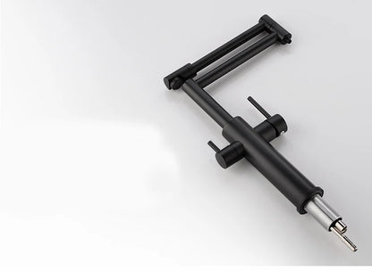 Water Purifier Faucet Black/Nickel Cold Universal Pull Straight