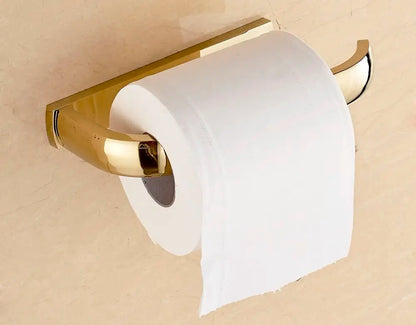Copper Brass Brushed Toilet Paper Holder Chrome Black